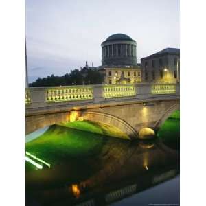  View of the Four Courts and the Liffey River National 