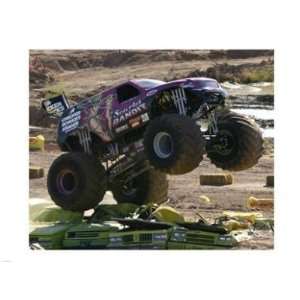   Scarlet Bandit Monster Truck  24 x 18  Poster Print