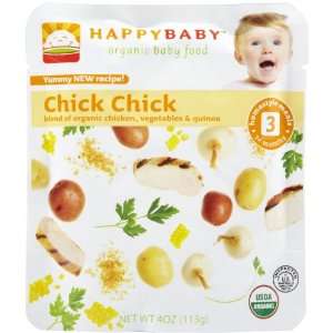 HappyBaby   Organic Baby Food Stage 3 Meals Ages 7+ Months Chick Chick 