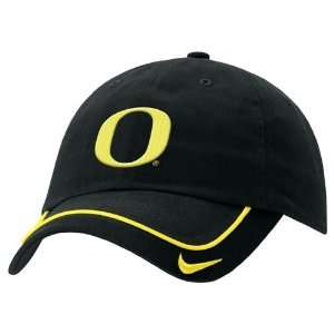  Nike Oregon Ducks Black Turnstyle Hat