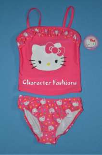 Hello Kitty Swimsuit Bathing Suit Size 4 5 6 6X 7 8 10 12 Girls PINK 