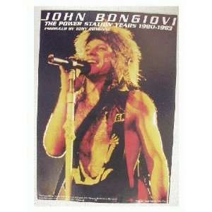  2 Jon Bon Jovi Promotional Poster John 1980 83 Everything 