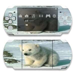 Baby Polar Bear Cub Decorative Protector Skin Decal Sticker for Sony 