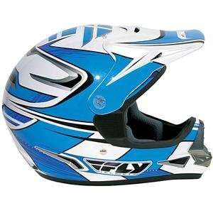  Fly Racing Venom Helmet   2008   Large/Blue/White 