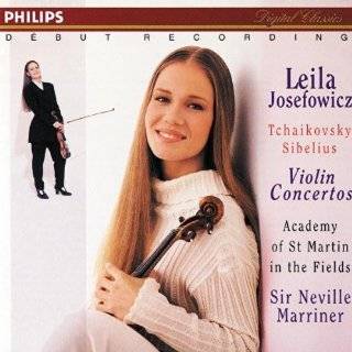 Tchaikovsky/Sibelius Violin Concertos by Leila Josefowicz