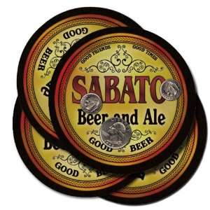  Sabato Beer and Ale Coaster Set