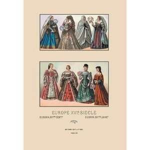  Feminine Dress of the French and Italian Aristocracy 