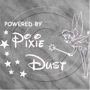  Disney Tinkerbell Pixie Dust Car Window Decal Sticker 