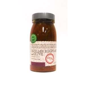 Lucini Sicilian Eggplant Sauce 25.5 oz Grocery & Gourmet Food