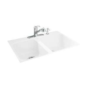   Brookfield Tile In Kitchen Sink With 5 Hole Faucet Drilling K 5898 5 6