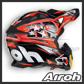 Airoh AVIATOR 222 REPLICA Cairoli Motocross Enduro Helmet   Black 