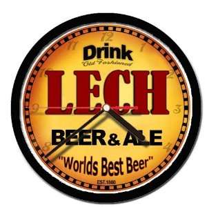 LECH beer and ale cerveza wall clock