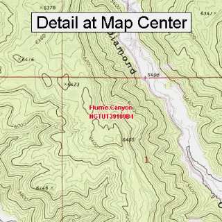   Topographic Quadrangle Map   Flume Canyon, Utah (Folded/Waterproof