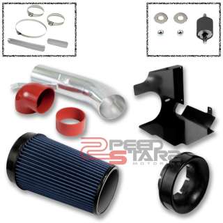 GMC/CHEVY/CADILLAC COLD AIR BLUE WASHABLE COTTON FILTER INTAKE+HEAT 