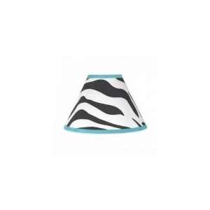  Zebra Turquoise Lamp Shade