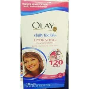  Olay Daily Facials Hydrating Cleansing Cloths   Normal to 
