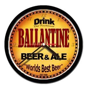  BALLANTINE beer and ale wall clock 