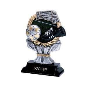  Soccer Trophies   Colored Sports Resin SOCCER Sports 