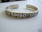 73 15 Dum Spiro, Spero Da Vinci Silver Cuff