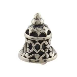    Sterling Silver, Authentic Carlo Biagi Christmas Bell Bead Jewelry