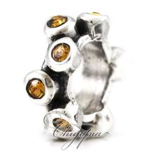   November CZ Chiyopia Pandora Chamilia Troll Compatible Beads Jewelry