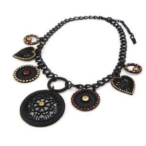  Necklace french touch Carmen black brown. Jewelry