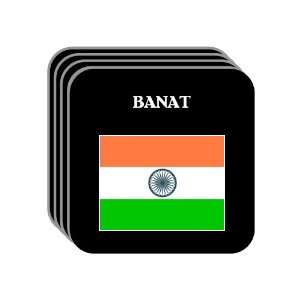  India   BANAT Set of 4 Mini Mousepad Coasters 