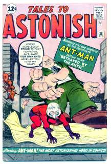 TALES TO ASTONISH #38 G ANT MAN, 1st Egghead 1962  