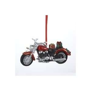  Motorcycle With Gifts Christmas Ornament Sports 