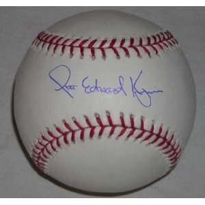 Signed Scott Kazmir Baseball   OML   Full Name   Autographed Baseballs