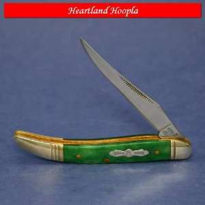  Rough Rider Baby Toothpick Knife With Peacock Smooth Bone 