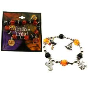  Trick or Treat Charm Bracelets / Assorted Styles Case Pack 