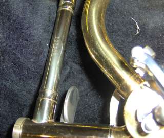KING TROMBONE & CASE L@@K Good Used F trigger 607 607f smooth player 