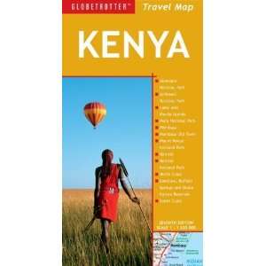  Kenya Travel Map, 7th (Globetrotter Travel Map) [Map 