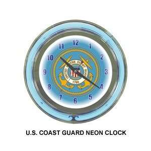  US Coast Guard Neon Clock 14