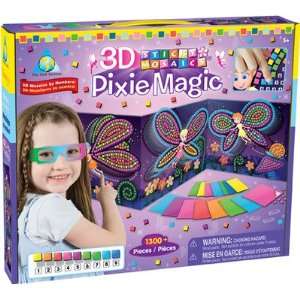  Sticky Mosaics 3D Pixie Magic Toys & Games