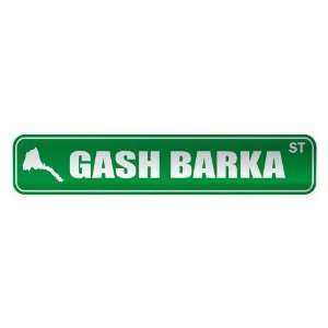   GASH BARKA ST  STREET SIGN CITY ERITREA