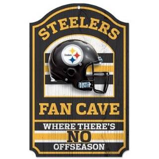 NFL 11 by 17 inch Fan Cave, No Offseason Wood Sign