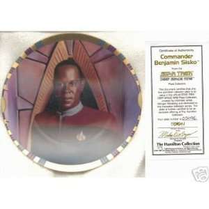 Star Trek Deep Space Nine 9 Ben Benjamin Sisko Collector Plate