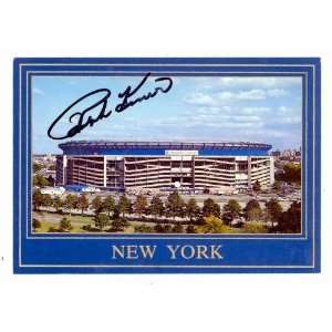 Ralph Kiner autographed post card 4x5 (Shea Stadium   New 