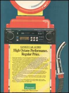 Sansui RX 4000 Car Audio 1985 Print Ad  
