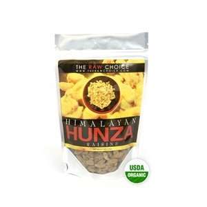 The Raw Choice Organic Hunza Raisins, 8 Ounce Pouch  