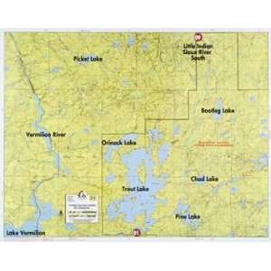  Fisher BWCA/Quetico Canoe Map Number 8