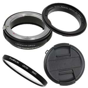  Reverse Ring Kit with G and DX Type Lens Aperture Control, 52mm Lens 
