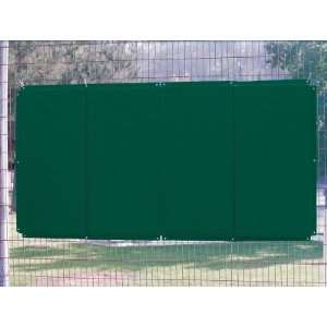 com Standard Folding Backstop Padding 4 X 8   Dark Green   Baseball 