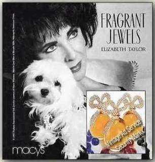 1993 Elizabeth Taylor Photo Fragrant Jewels Vintage Ad  