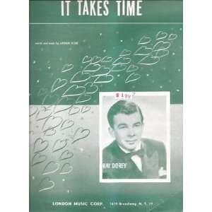 Sheet Music It Takes Time Ray Dorey 30 