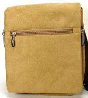 Ladies Travelon Brown Microfiber Cross Body Bag w/ Passport Carrier 