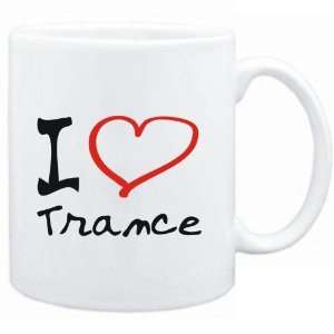  Mug White  I LOVE Trance  Music