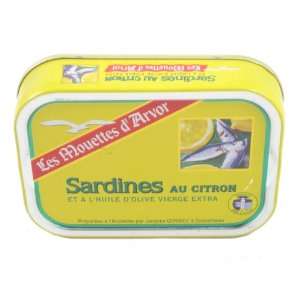 Sardines in Extra Virgin Olive Oil with Lemon  Grocery 